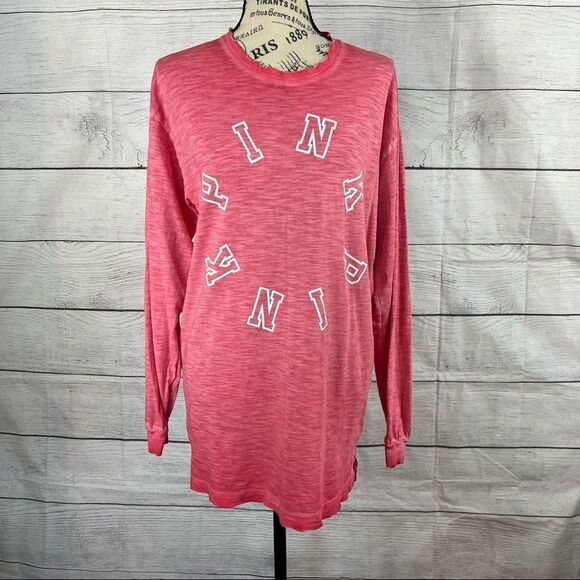 PINK by Victoria's Secret Long Sleeve Burnout Distressed Tee Size Extra Small - Picture 1 of 13